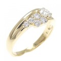 K18YG ダイヤモンド リング 0.73CT
