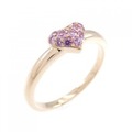 ポンテヴェキオ ハート リング 0.19CT