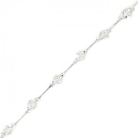 K18WG ダイヤモンド ブレスレット 1.00CT