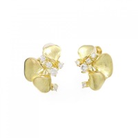 K18YG ダイヤモンド イヤリング 0.46CT