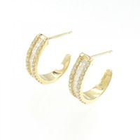 【新品】K18YG ダイヤモンド ピアス 0.66CT