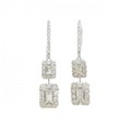 【新品】PT ダイヤモンド ピアス 1.00CT