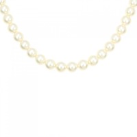 シルバークラスプ アコヤパール ネックレス 6.5-7mm