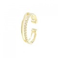 【リメイク】K18YG ダイヤモンド イヤーカフ 片耳 0.20CT