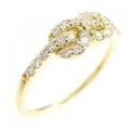 【リメイク】K18YG ダイヤモンド リング 0.24CT