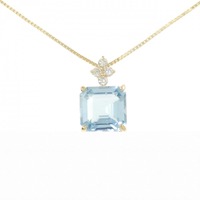 【リメイク】K18YG アクアマリン ネックレス 1.53CT