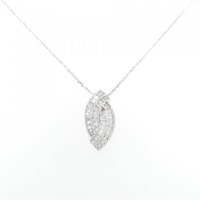 K18WG ダイヤモンド ネックレス