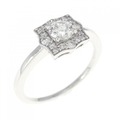 K18WG ダイヤモンド リング 0.307CT