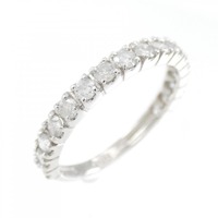 PT ハーフエタニティ ダイヤモンド リング 0.5CT