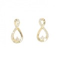 【新品】K18YG ダイヤモンド ピアス 0.20CT