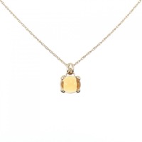 K18YG シトリン ネックレス