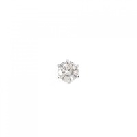 【リメイク】PT ダイヤモンド ピアス 片耳 1.030CT