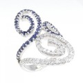 750WG サファイヤ リング 1.13CT