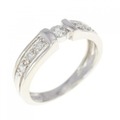 K14WG ダイヤモンド リング 0.20CT