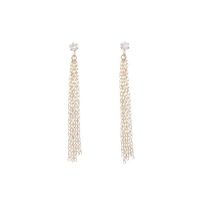 K18PG ダイヤモンド ピアス 0.10CT