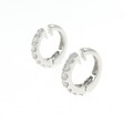 K18WG ダイヤモンド イヤリング 0.28CT