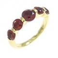K18YG ガーネット リング