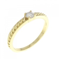 K18YG ダイヤモンド リング 0.10CT