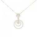 K18YG ダイヤモンド ネックレス 0.72CT