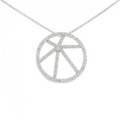 K18WG ダイヤモンド ネックレス 0.66CT