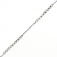 K18WG ダイヤモンド ブレスレット 1.00CT