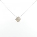 K18WG ダイヤモンド ネックレス 0.50CT