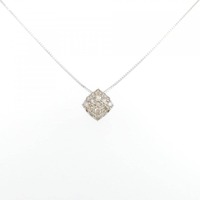 K18WG ダイヤモンド ネックレス 0.50CT
