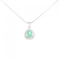 PT エメラルド ネックレス 0.55CT