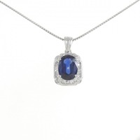 PT サファイヤ ネックレス 2.00CT