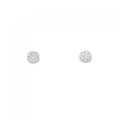 【新品】K18WG ダイヤモンド ピアス 0.20CT