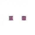 【新品】K18YG ガーネット ピアス 1.70CT