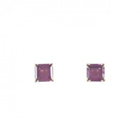 【新品】K18YG ガーネット ピアス 1.70CT