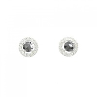 K14WG ダイヤモンド ピアス 0.35CT