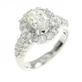 PT ダイヤモンド リング 1.004CT M VVS2 オーバルカット