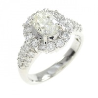 PT ダイヤモンド リング 1.004CT M VVS2 オーバルカット