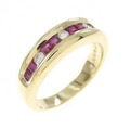 K18YG ルビー リング 0.60CT