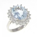 PT アクアマリン リング 3.30CT