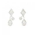 K18WG 2WAY ダイヤモンド ピアス 0.50CT