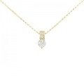 K18YG ダイヤモンド ネックレス 0.228CT