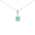 PT エメラルド ネックレス 0.54CT