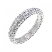 ティファニー 2ロウロープ リング