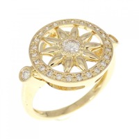 K18YG ダイヤモンド リング 0.30CT