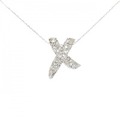 K18WG ダイヤモンド ネックレス 0.30CT