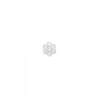 K18WG ダイヤモンド ピアス 片耳 0.25CT