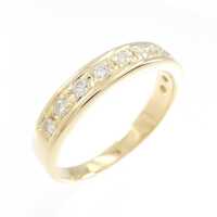 K18YG ダイヤモンド リング 0.36CT