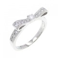 PT リボン ダイヤモンド リング 0.10CT