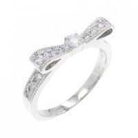 PT リボン ダイヤモンド リング 0.10CT