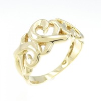 ティファニー トリプルラビングハート リング