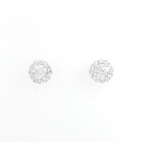 【新品】PT ダイヤモンド ピアス 0.538CT 0.533CT F SI2 VG