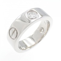 カルティエ ラブ ハーフダイヤ リング